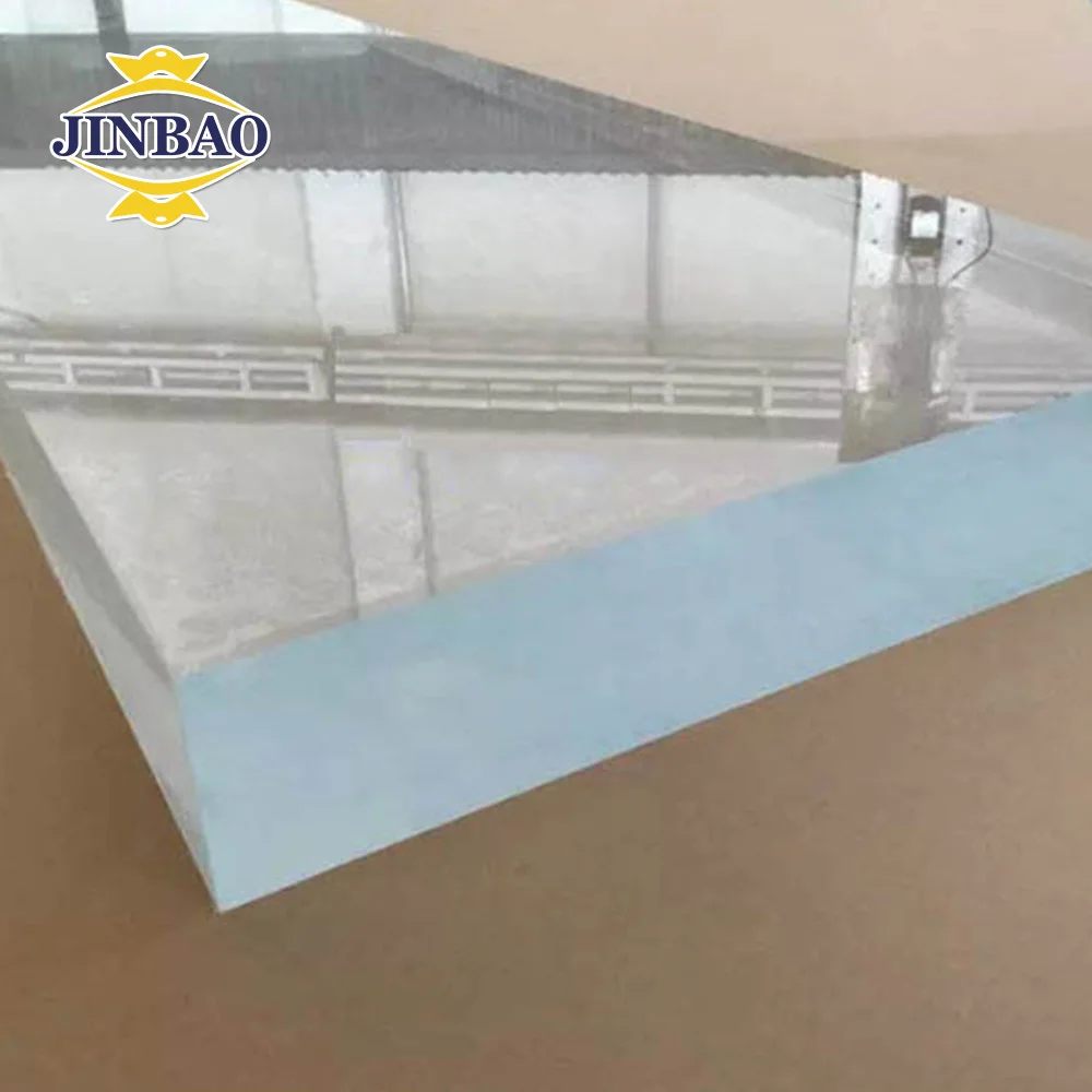 Jinbao Factory Heat Resistant Acrylic Sheet 1 Inch Thick Clear 12mm