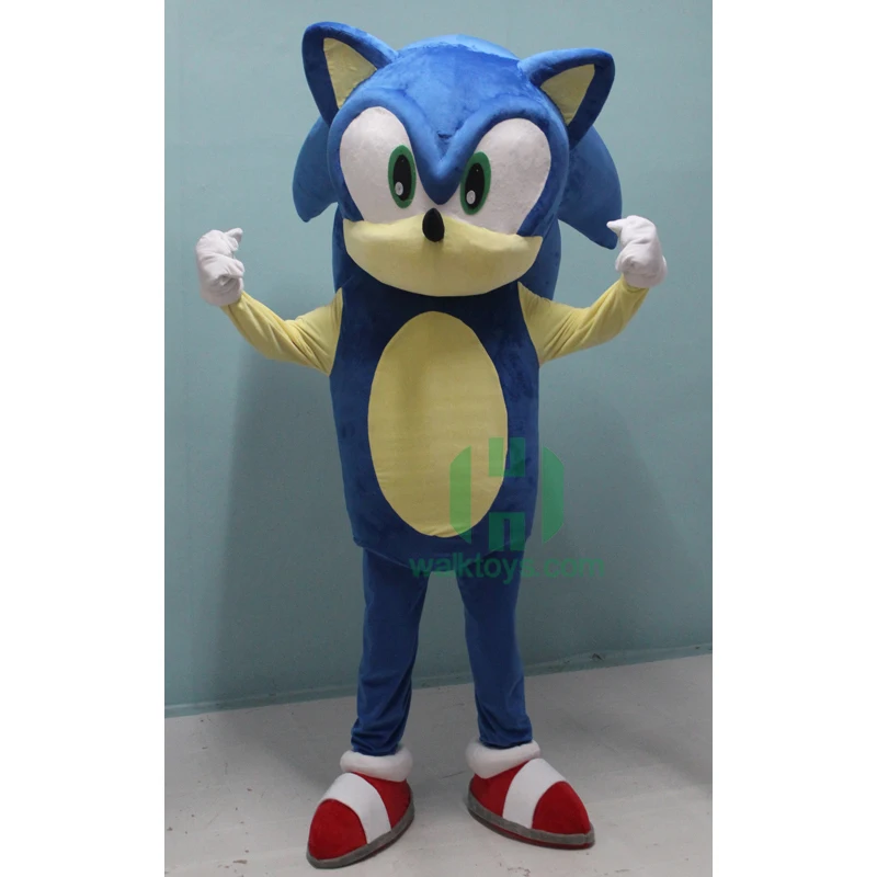 Hi Ce Movie Character Sonic Mascot Costume For Adult,Funny Plush Sonic ...