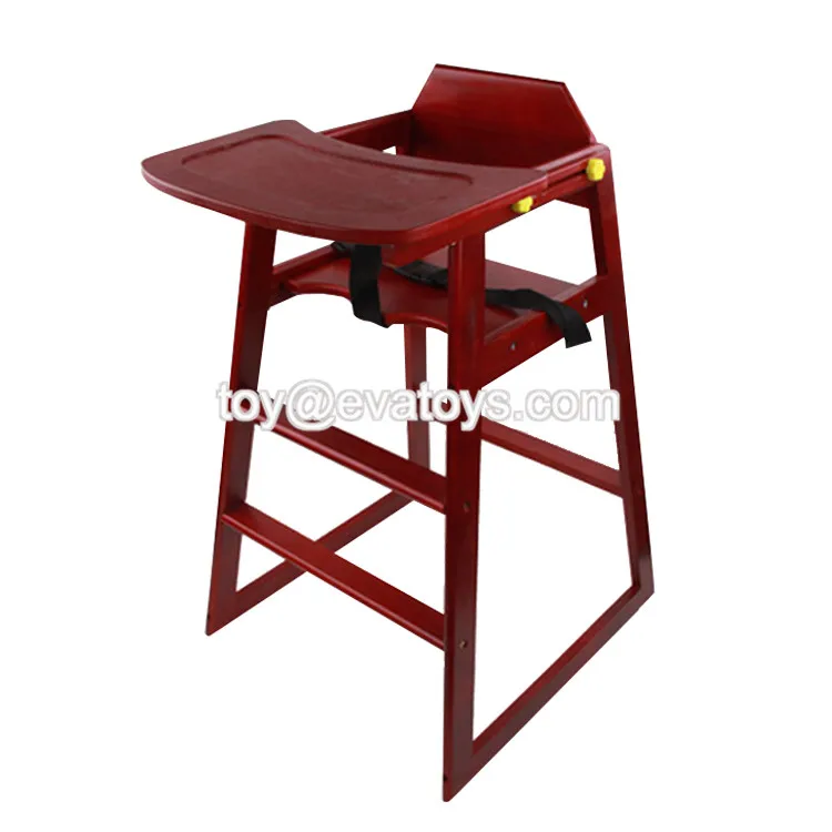 Wholesale Cheap Adjustable Wooden Folding High Chair For Baby Feeding