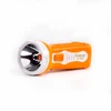 99956 orange plastic led torch emergency flashlight for night