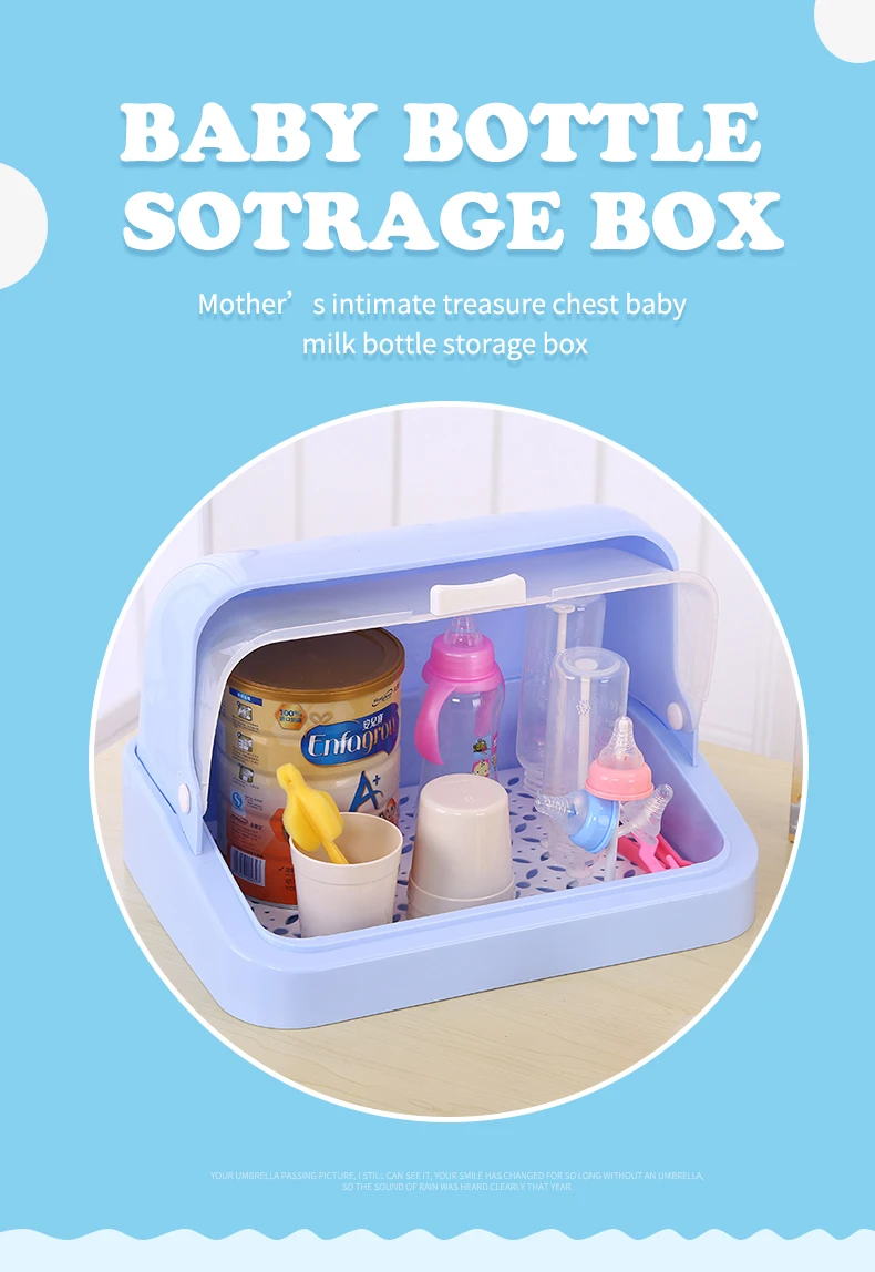 Convenient And Practical Plastic Bottle Drying Rack Baby Bottle Storage