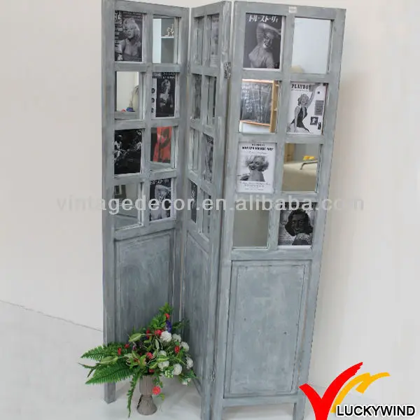 Country Shabby Chic Wood Screen Doors With Picture Frames Buy