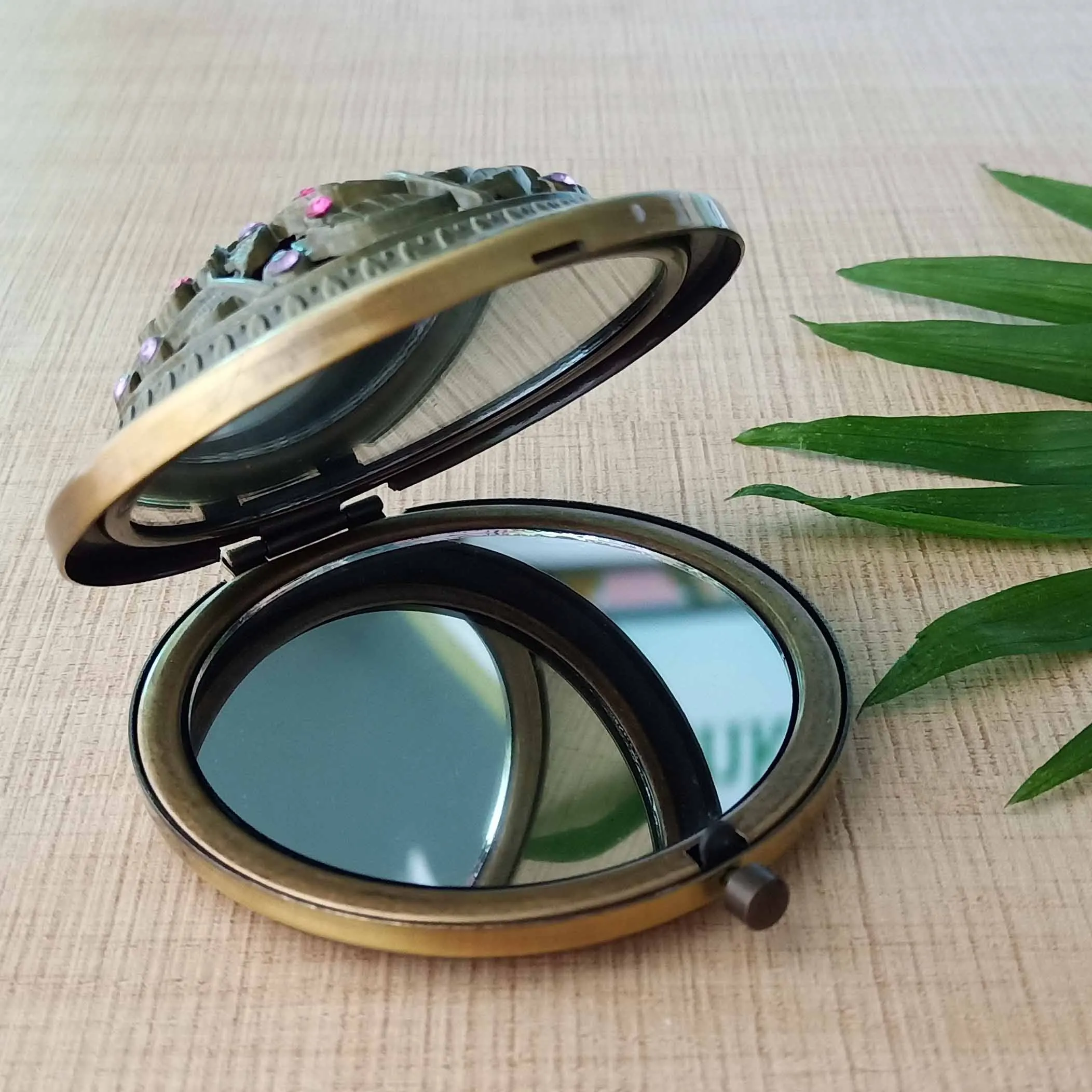 Antique Metal Vintage Folding Pocket Mirror Buy Antique Metal Vintage