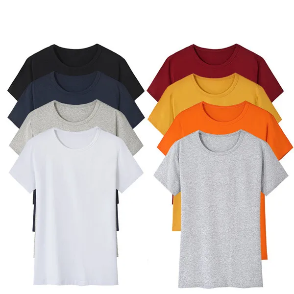 Factory Wholesale Cheap Bulk Plain White Round Neck T-shirts - Buy ...