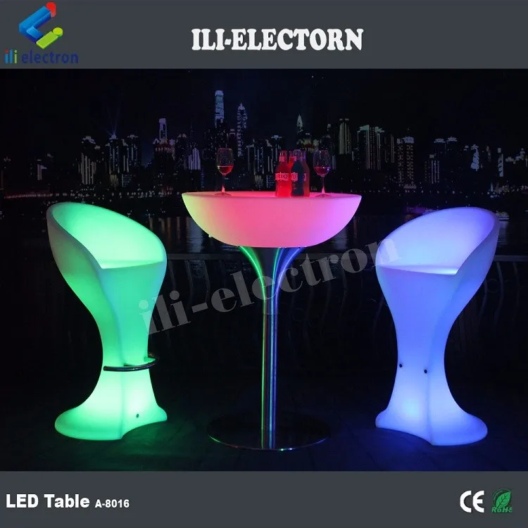 Acrylic Led Hight Bar Tables Acrylic Bar Table Led Light Plastic Table