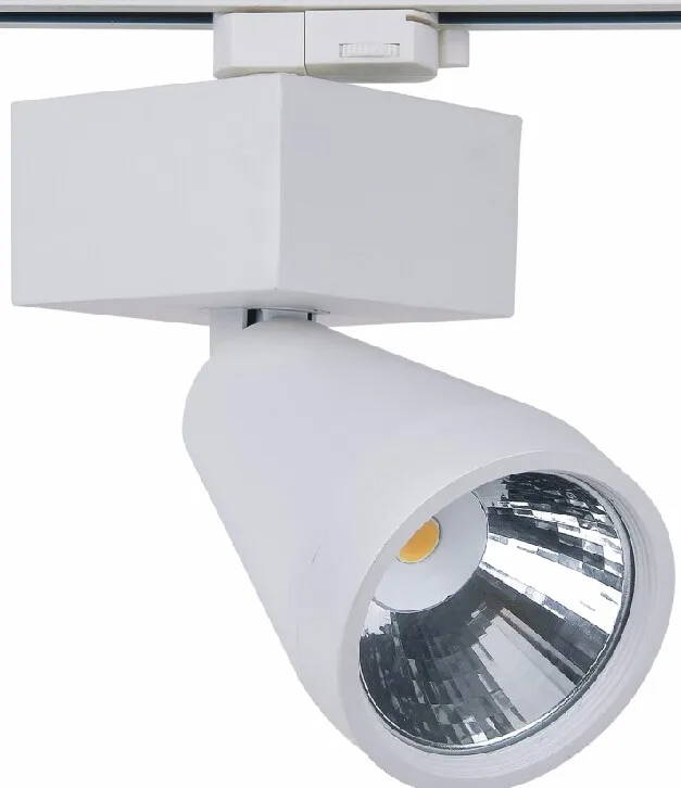 3 Wires 4 Wires 50w Led Track Rail Spotlight 2 Phase/3 Phase Aluminum