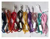 European Standard Fabric Wire Set Cable With Plug And Switch