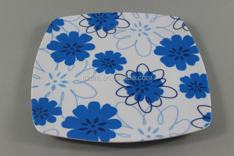 South America Market Melamine Square Plate