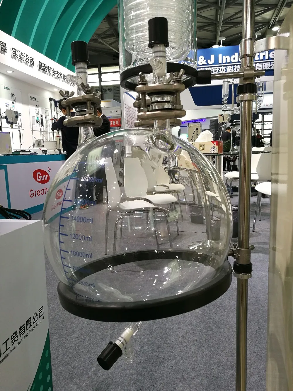 Continuous Receiving 20liter Lab Scale Rotary Evaporator With Chiller And Vacuum Pump Buy Lab