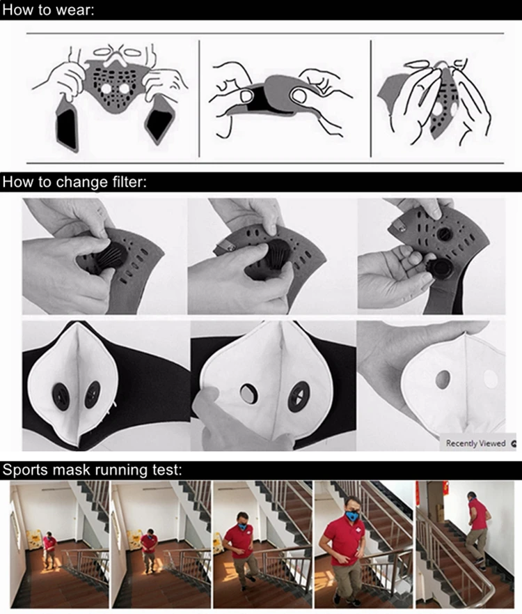 Reusable Nose Cover Protection Washable Breathable Bike Sport Buy