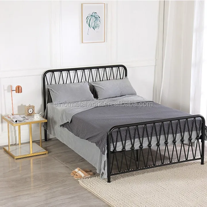 Modern Bed Frames Queen Size Bed For Sale White Wrought Iron Bed Buy