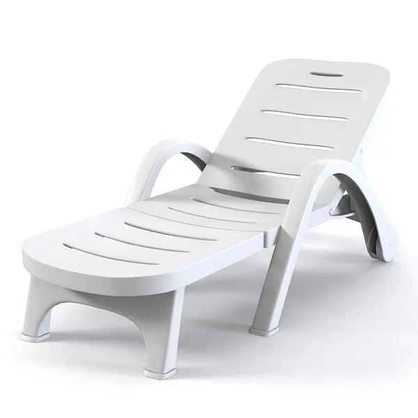 Beach Chairs Plastic Sunbed