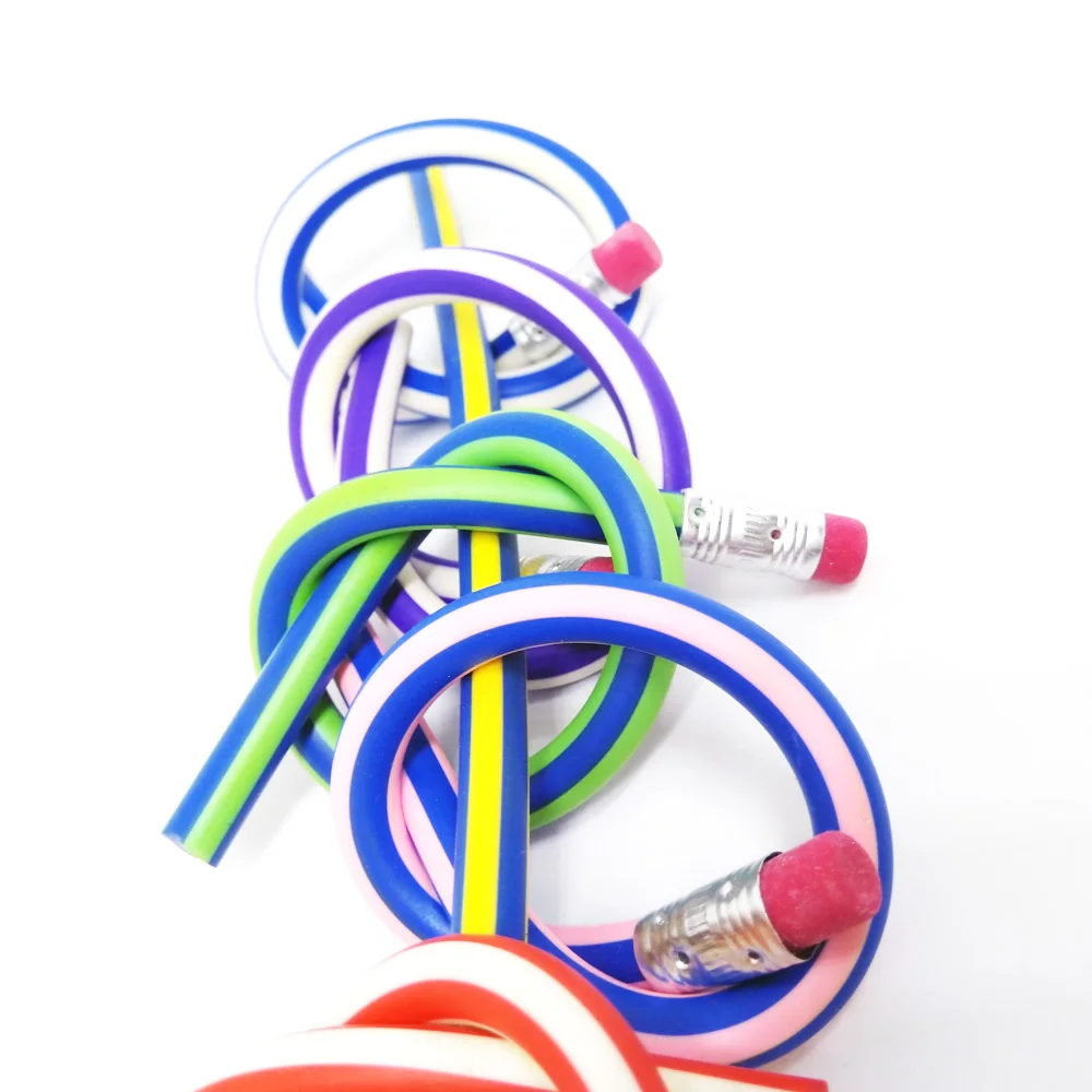 Bendy Flexible Soft Pencil with Eraser 4