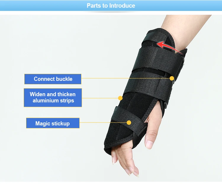 2021 Pain Relief Hand Brace Wrist Splint Band Ce For Carpal Tunnel ...