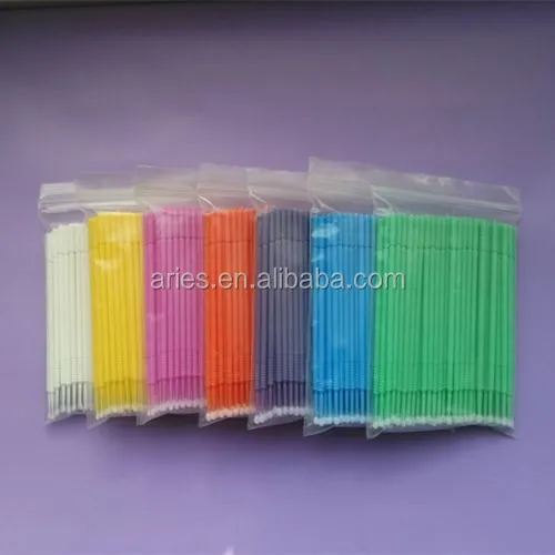 7 Packs Disposable Eyelash extension Makeup Bendable micro brushes Eyes care4.JPG