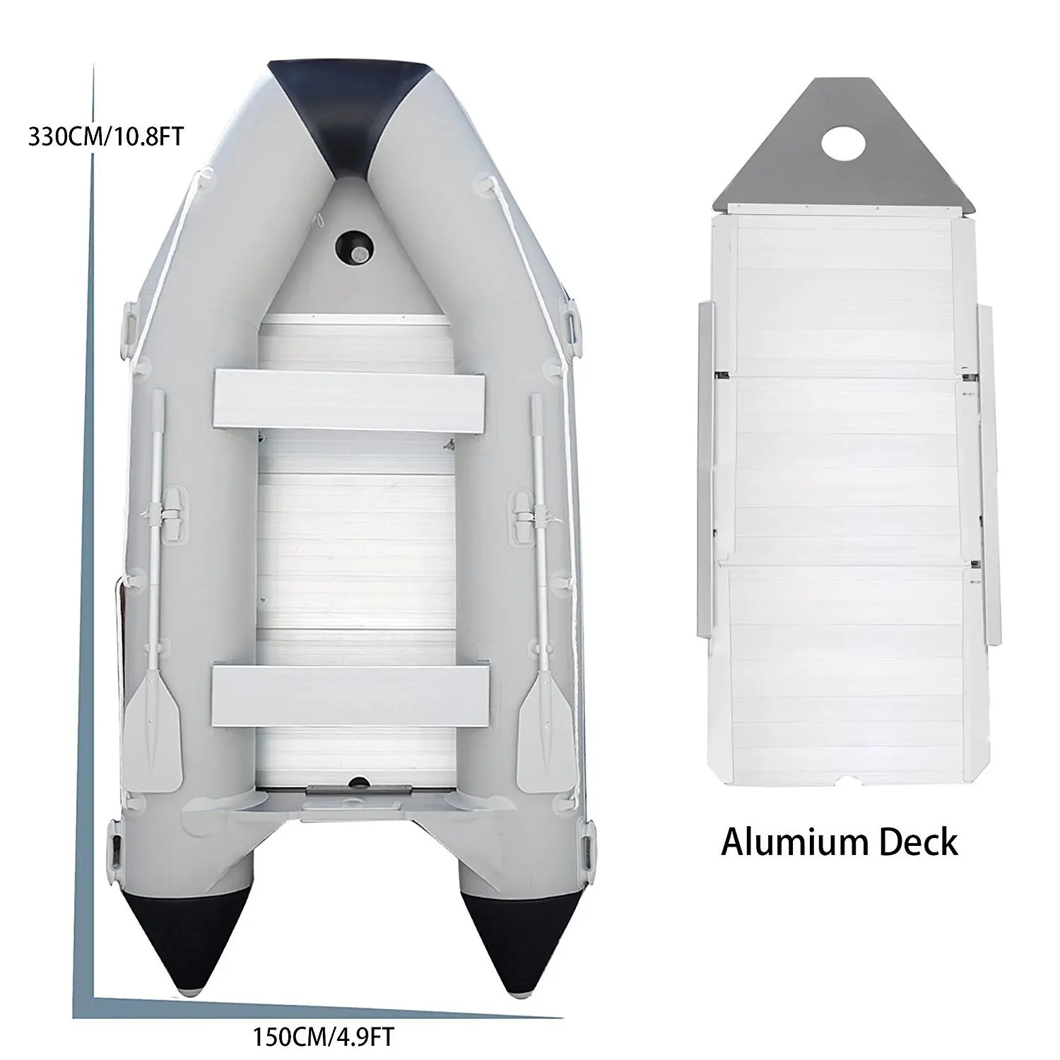Sporting Goods Marine Dinghy Inflatable Boat Transom Plate Bracket