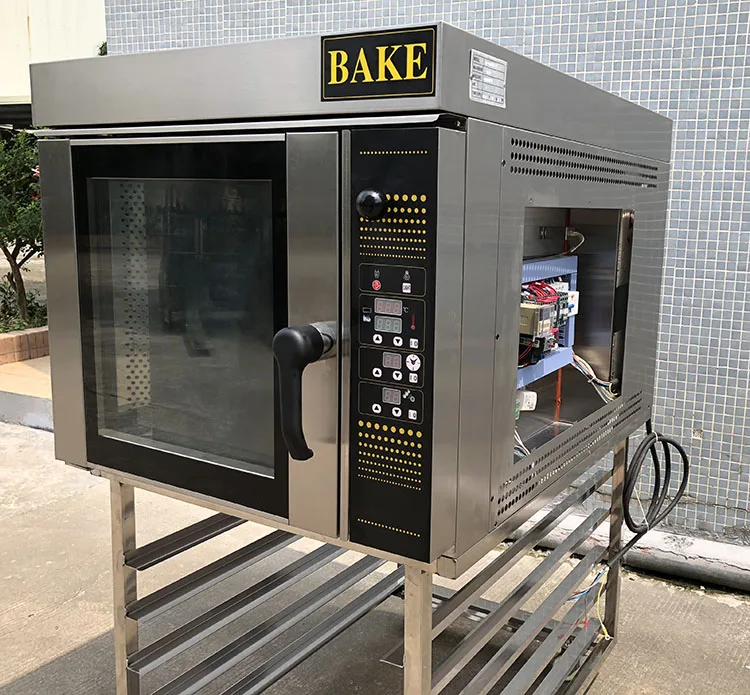 Gas Convection Ovens For Bakery Small Bread Making Machine Baking Oven