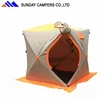 Camping equipment pop up quick open ice cube winter fishing tent