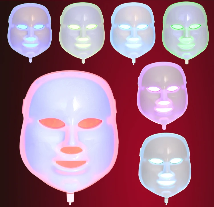 Fda Approved Facial Mask 7 Color Photon Led Light Therapy Machine Skin