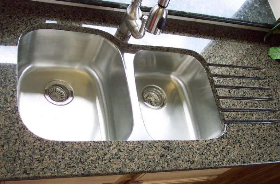 Undermount Double Bowl Kitchen Sink In Granite Countertop Buy