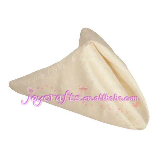 JNK-038  20 in. Polyester Napkins Shimmering Filigree Ivory (1 Dozen).jpg