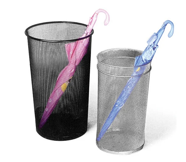 Metal Mesh Umbrella Stand Ht9101 Buy Umbrella Barrel,Umbrella Holder