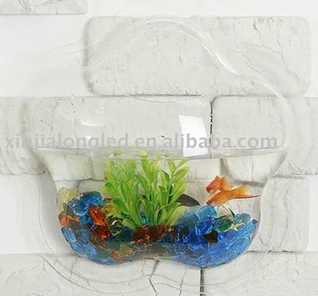 wall mounted fish bowl