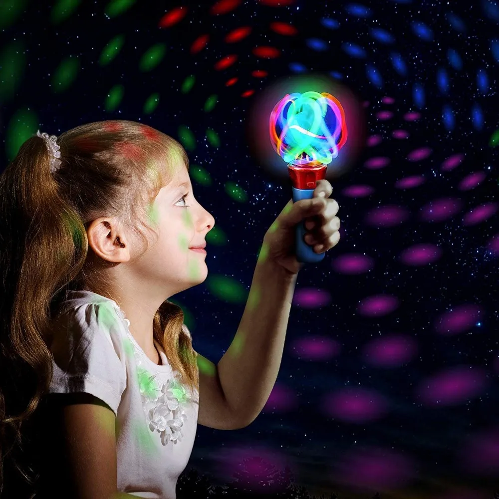 Hundred Power's Light Up Orbiter Spinning Wand Led Electronic Spin Toy ...