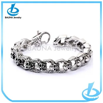 Whole Lobster Claw Clasp Gunmetal Skull Bracelet Meaning Whole Lobster Claw Clasp Gunmetal