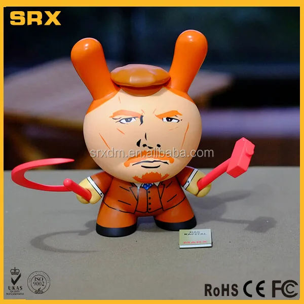 Wholesale 1pc 8 inch Kidrobot Dunny DIY Paint Blank White Vinyl Toy With Opp Bag
