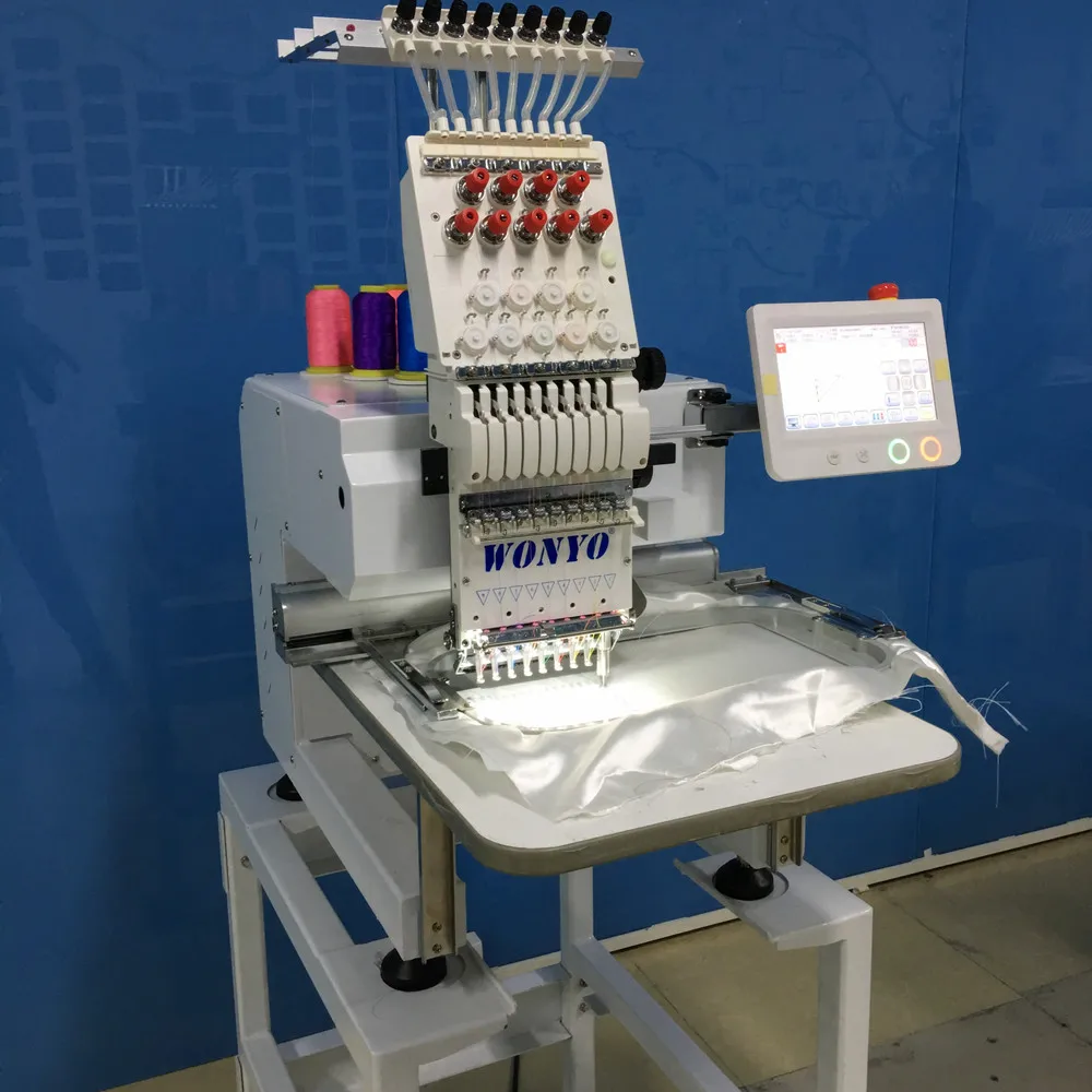 Wonyo New Small One Head Embroidery Machine With 9 Needles - Buy Wonyo ...