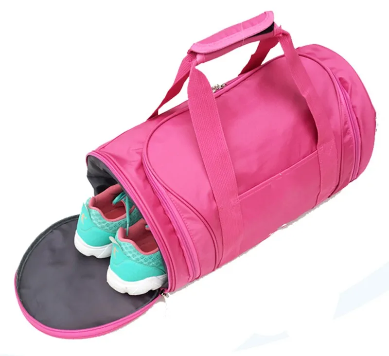 China Factory Fashion Women Nylon Sports Duffle Bag Rolling Gym Bag