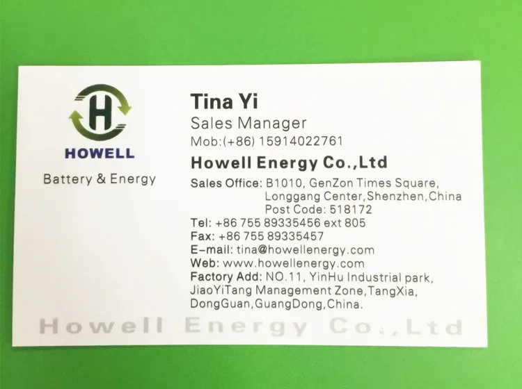 TINA name card_