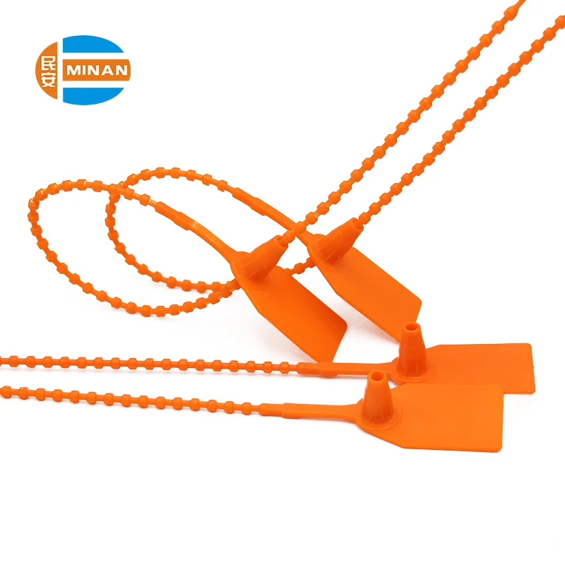 MA - PS 6018 wholesale adjustable indicative disposable Plastic Seal with logo
