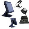 15" bezel free touch pad pos system dual screen better