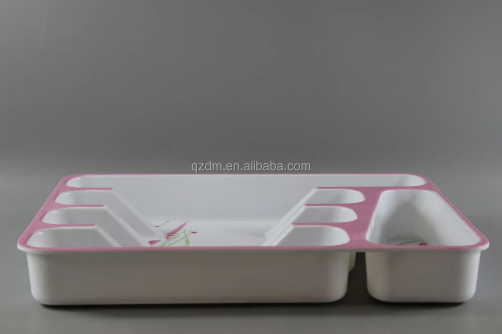 Reusable Melamine Cutlery Trays(Can Be Customize)