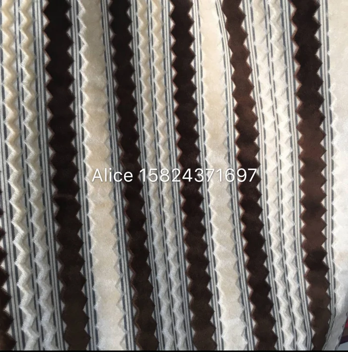 2018 new pattern hot sell velvet sofa fabric with 100 polyester composition