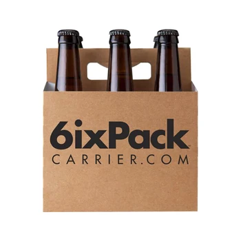 6&8 Pack Cardboard Bottle Beer Carrier - Buy Cardboard Bottle Beer