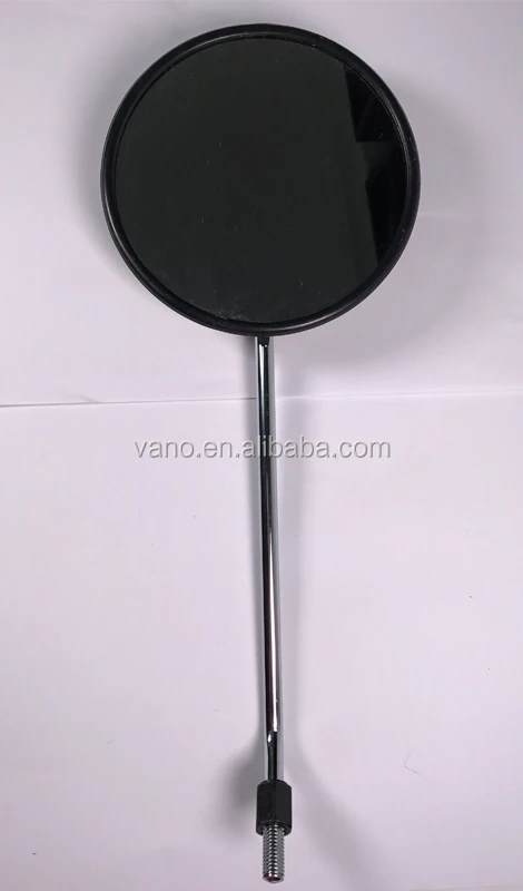 Chromed black MZ ETZ motorcycle rearview mirrors