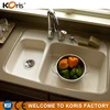 Wholesale Top Mount Double Bowl Solid Surface Acrylic Kitchen Sink