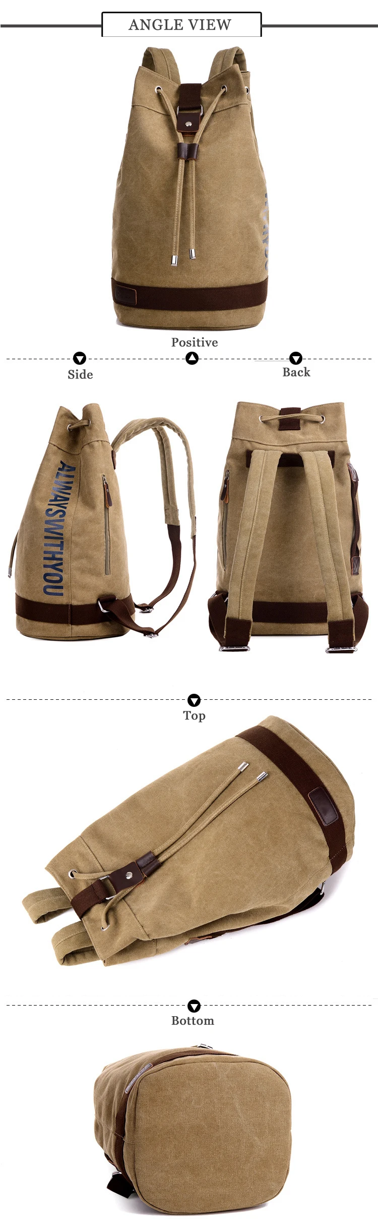 heavy duty drawstring backpack
