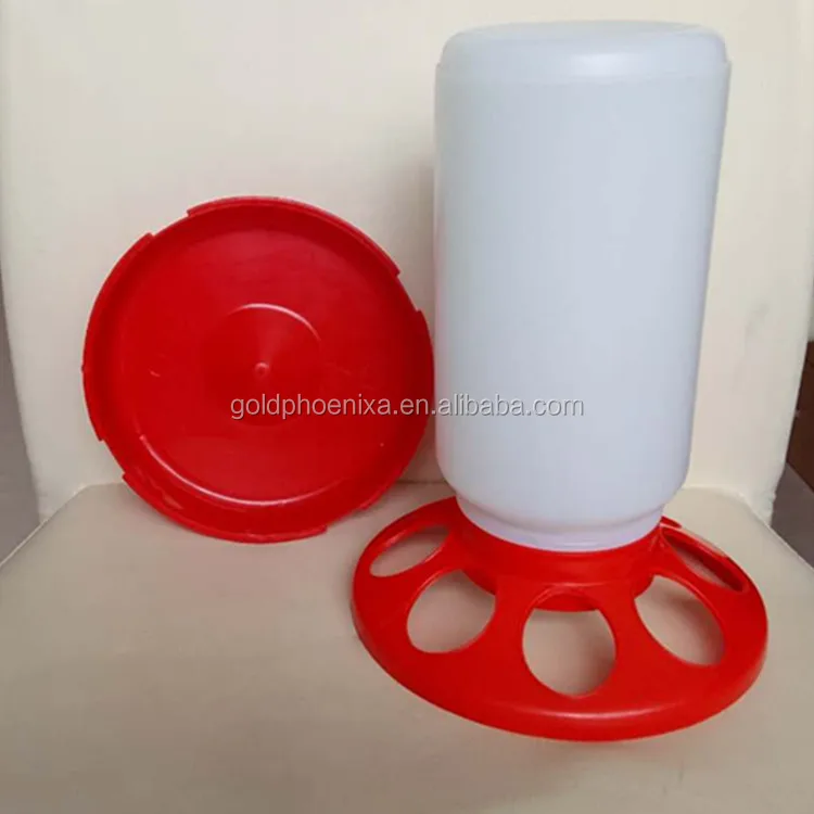 New Type Plastic Bucket Chicken Feeder Drinker Automatic Drinkers