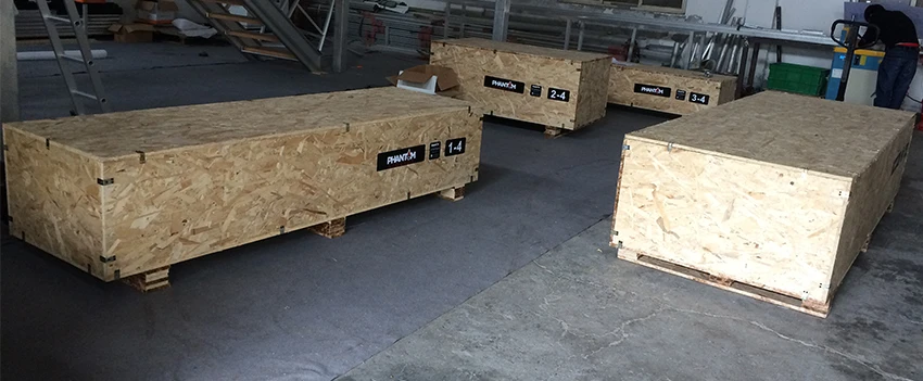 Yota offers 10'x10' luminous trade show exhibit event display stand booth