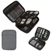 Double Layer Universal USB Cable Organizer Bag Electronics Accessories Case