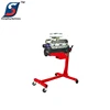 Car repair tools diesel lifting geared engine stand with 4 wheels
