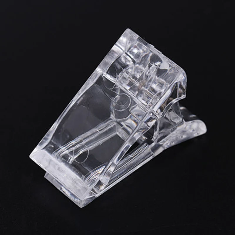 Hot Sale Nail Tips Clip Transparent Finger Poly Quick Building Gel Extension Nails Art Manicure Tool