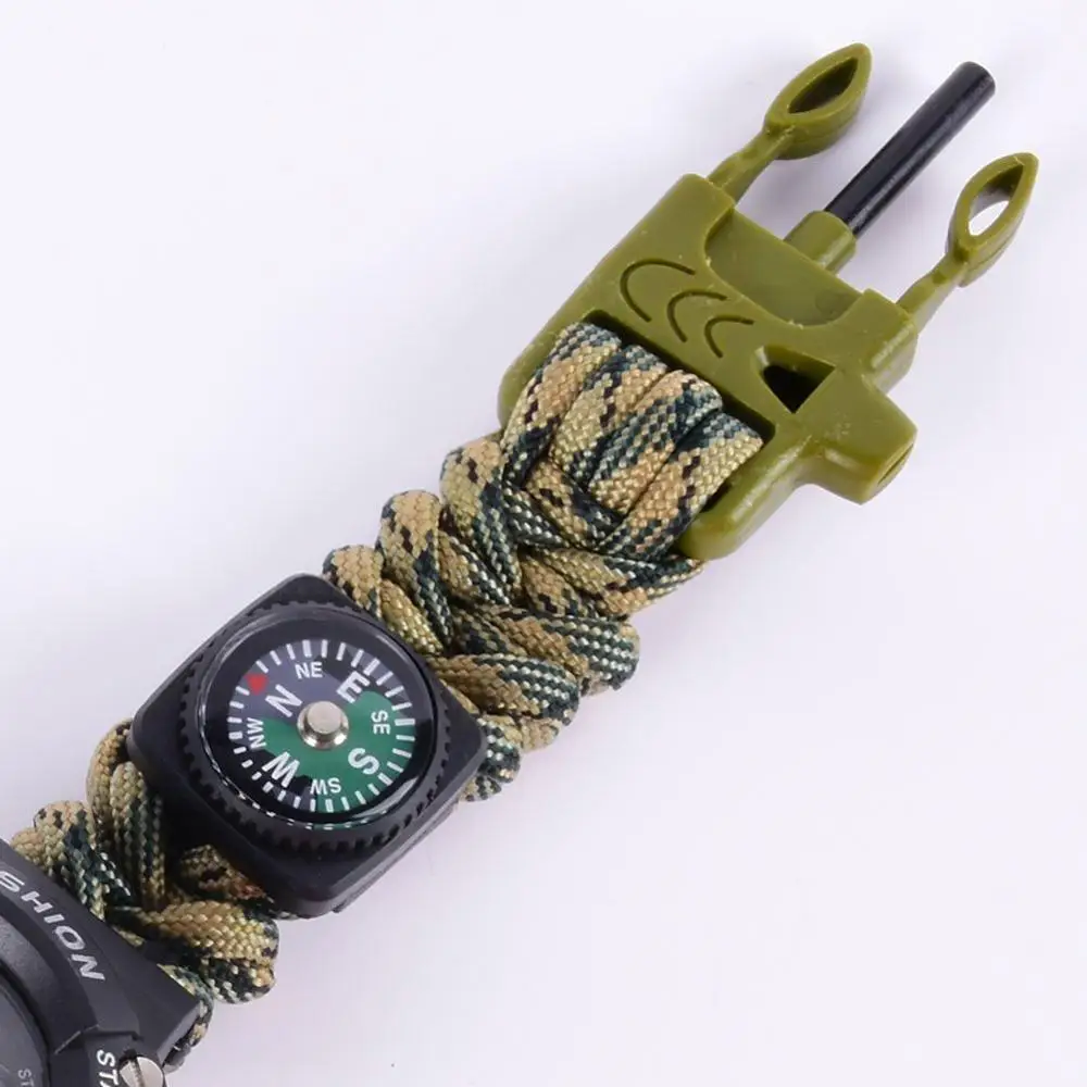 Profession 550lb Military Grade Survival Paracord Watch Wrist Band For