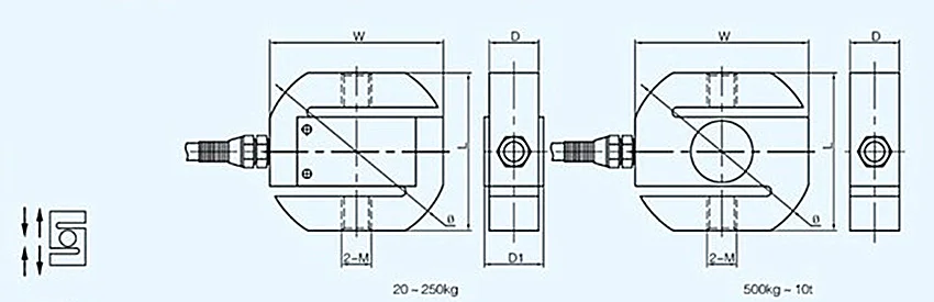 750kg c3 s type 100kg load cell 20kg 30kg 40kg 1t 1.2t 5t 10t