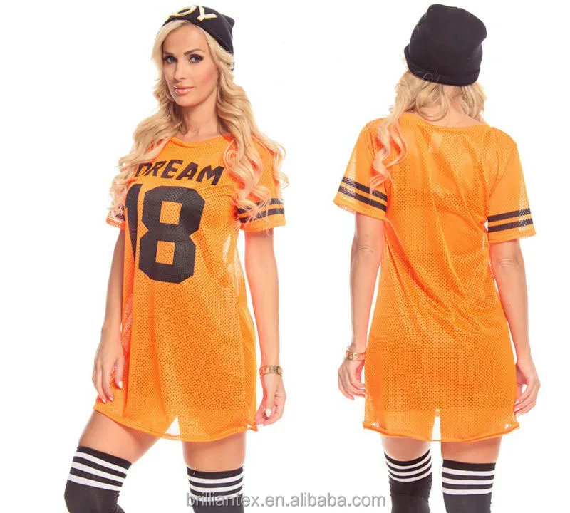 orange sports jersey