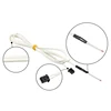 GIULY 3D Printer Part 1M/2M 100K ohm NTC Glass Sealed Thermistor Temperature Sensor B3950 with Cable and XH2.54 Terminal